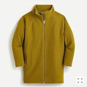 NWOT JCrew Mockneck Wool Coat, XXS